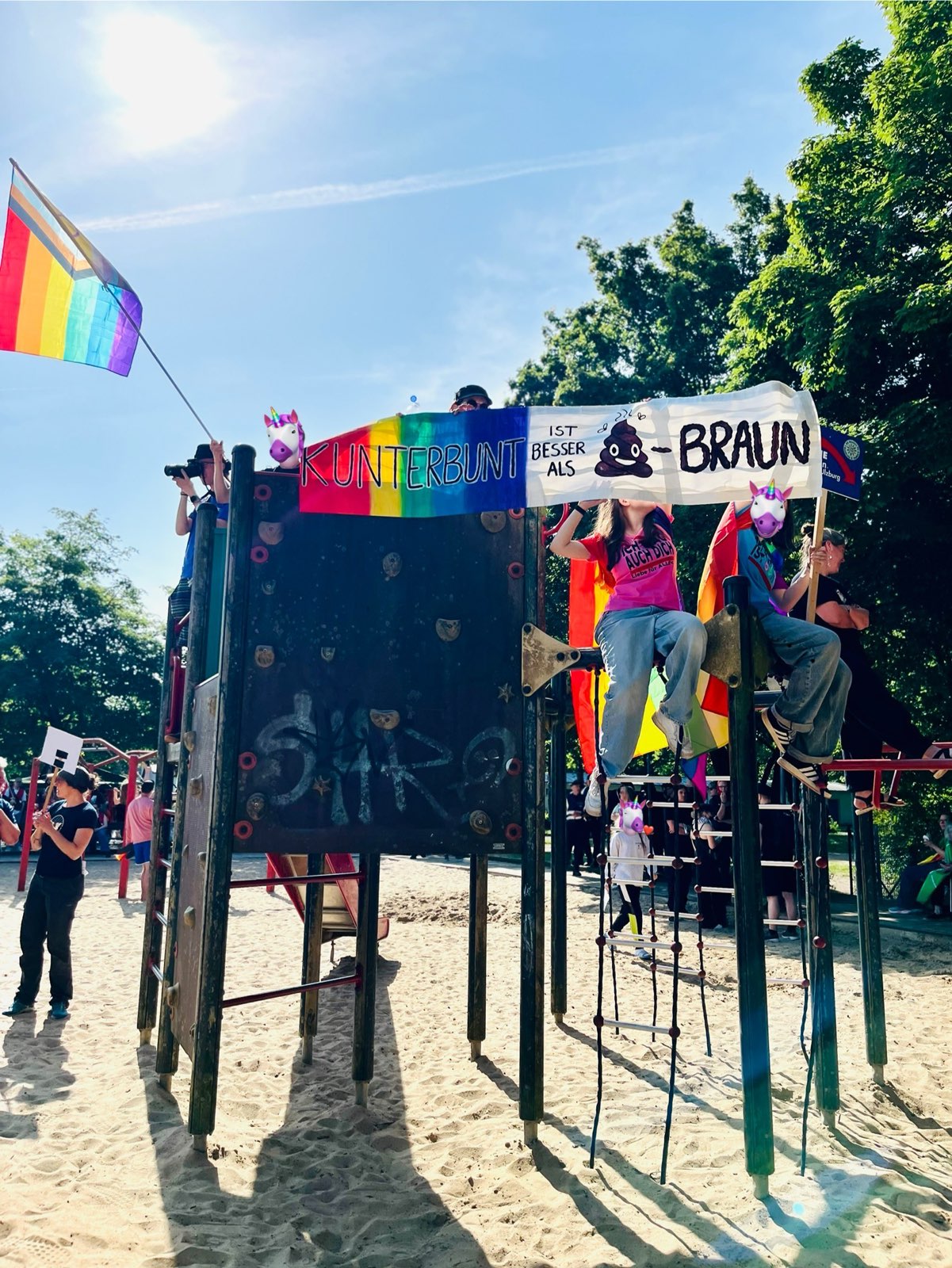 Aktion Klettergerüst