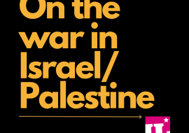 On the war in Israel/Palestine