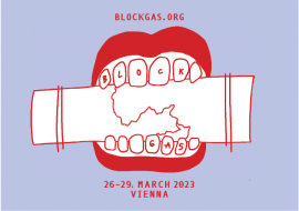 Protest gegen die Gaskonferenz in Wien