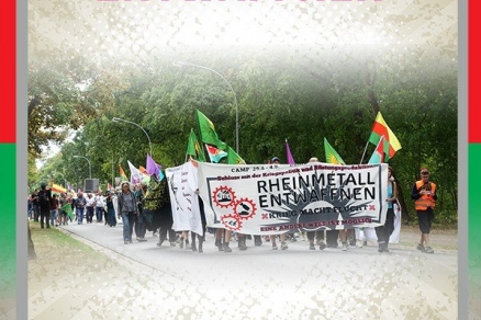 Rheinmetall Entwaffnen Camp Unterlüß Aktionstage Solidarität mit Rojava
