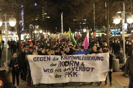 Hannover: Demo wegen Kornrazzia 12.02.2016